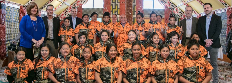 Te Teko Texas Rangers With Rayonier Matariki Forests Visitors Banner